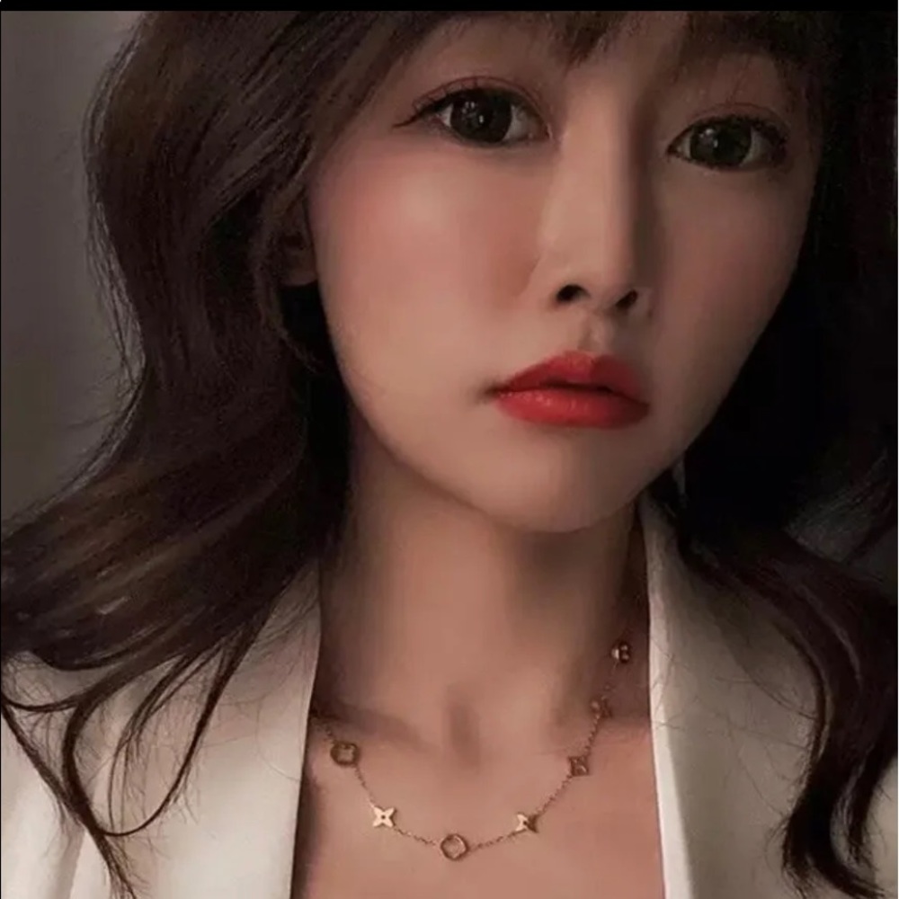 New Classic Stylish Collarbone Necklace In Rose Gold